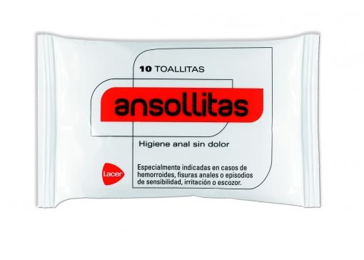 Lacer Salviette igieniche anali 10 unit&agrave;