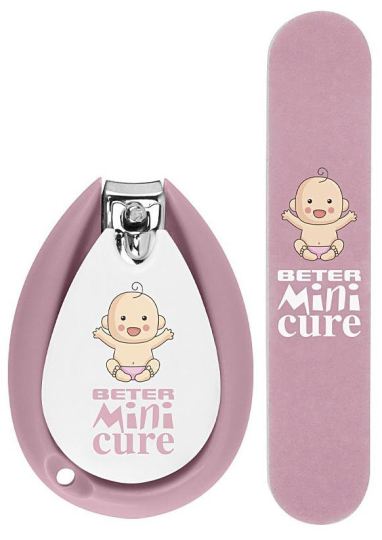 Mini Cure Baby Nail Care Pink 2 unità