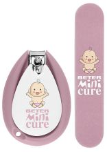 Mini Cure Baby Nail Care Pink 2 unità