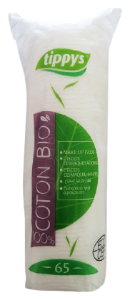 Tippys Dischi Struccanti in cotone organico al 100%