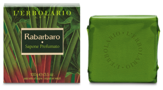L'Erbolario Sapone profumato al rabarbaro 100 ml