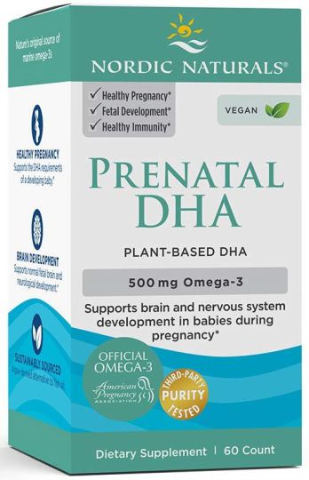 DHA prenatale DHA Vegan 500 mg 60 Perlas