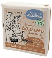 Red Clay Soap & profumo di legno provenzale in cartone 100 gr