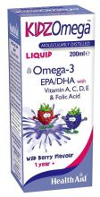 Kidz Omega Liquido 200ml. Health Aid