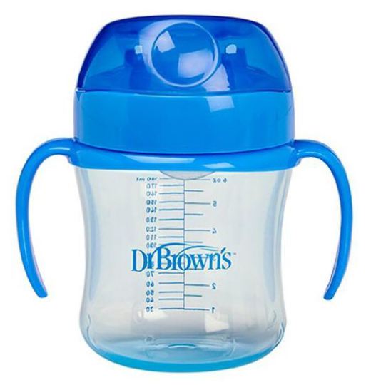 Dr. Brown's Bicchiere di apprendimento con becco morbido 180 ml