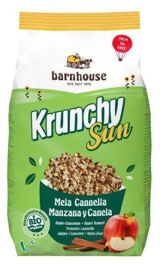 Bio Krunchy Sole Mela Cannella 375 gr Bio Krunchy Sole Mela Cannella 375 gr