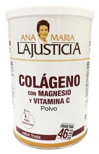 Collagene + Magnesio + Vitamina C gusto Fragola 350 gr Collagene + Magnesio + Vitamina C gusto Fragola 350 gr