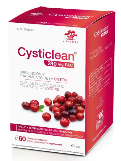 Cysticlean 240 mg 60 Capsula Cysticlean 240 mg 60 Capsula