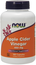 Apple Cider Vinegar 450 mg 180 Capsules