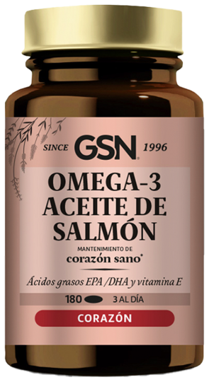 Omega 3 Salmon + + vit.E 180Perlas 500 Mg.