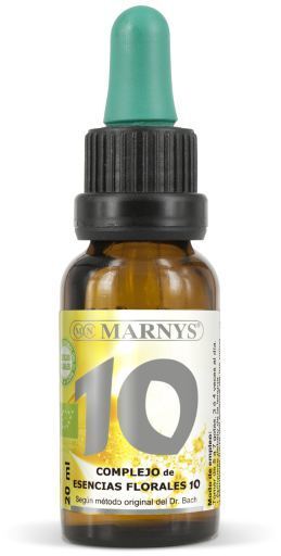 Marnys Complesso di fiori organici Formula 10 Abitudini 20 ml