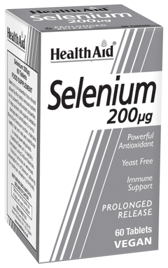 Selenio 200mcg. 60COMP. Health Aid