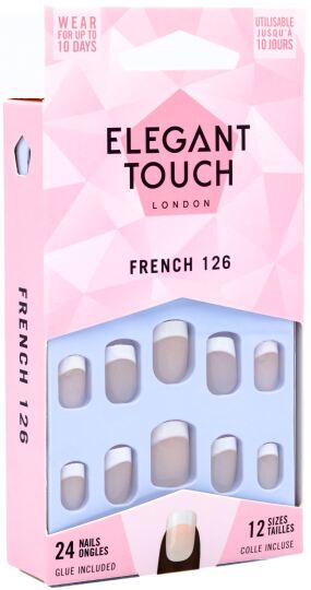 Elegant Touch French Pink 106 Unghie finte 24 unit&agrave;