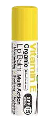 Balsamo per labbra alla vitamina E biologica 5,7 ml