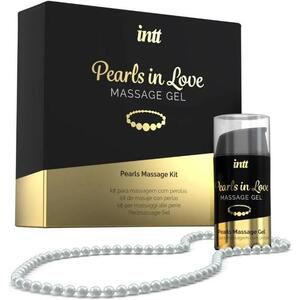 Gel da massaggio Perle innamorate con collana di perle