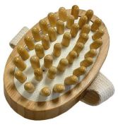 Spazzola per massaggi anticellulite in bambù