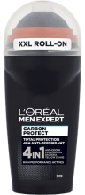 Men Expert Carbon Protect deodorante 4 in 1 Roll on 50 ml Men Expert Carbon Protect deodorante 4 in 1 Roll on 50 ml