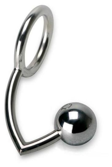 Anello per testicoli con palla anale Anello per testicoli con palla anale