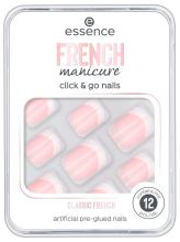 French Manicure Unghie Finte Click &#39;n go n1