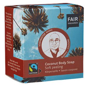 Jabón corporal peeling suave de coco 80 gr Jabón corporal peeling suave de coco 80 gr